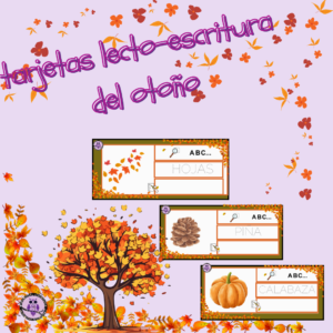 Tarjetas lecto Otoño 🍁🍂