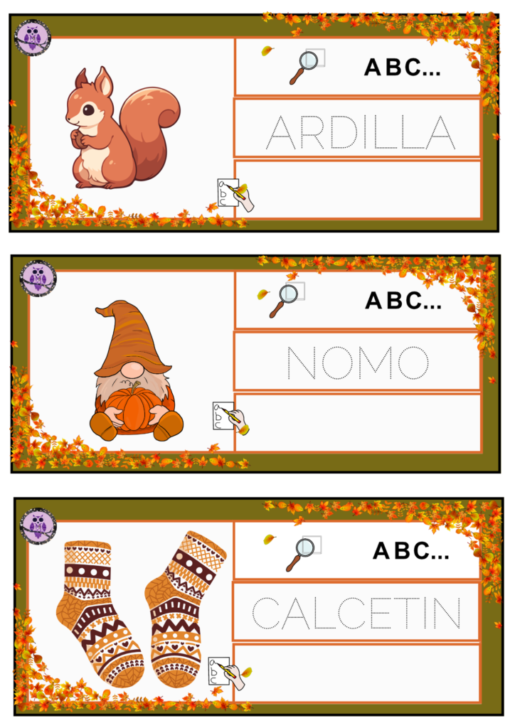 Vocabulario de otoño (1)